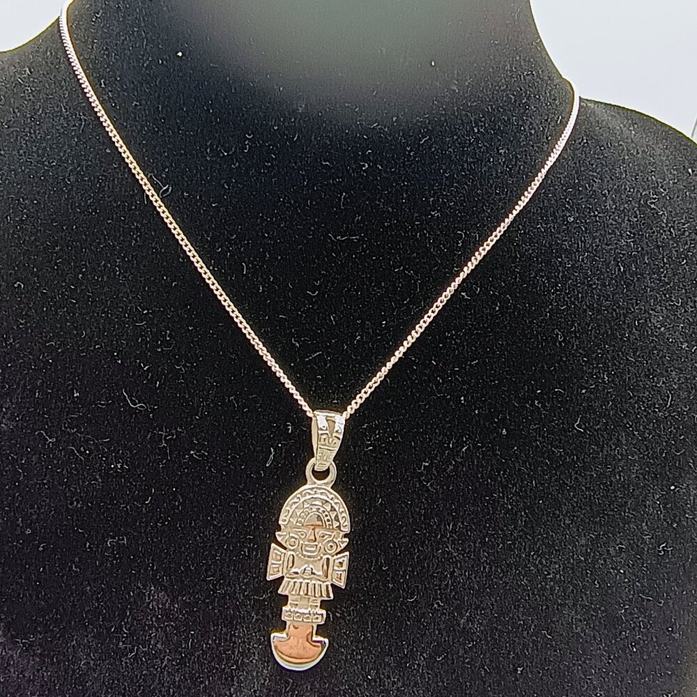 Unisex Handmade Pendant Sterling Silver 950 Tumi